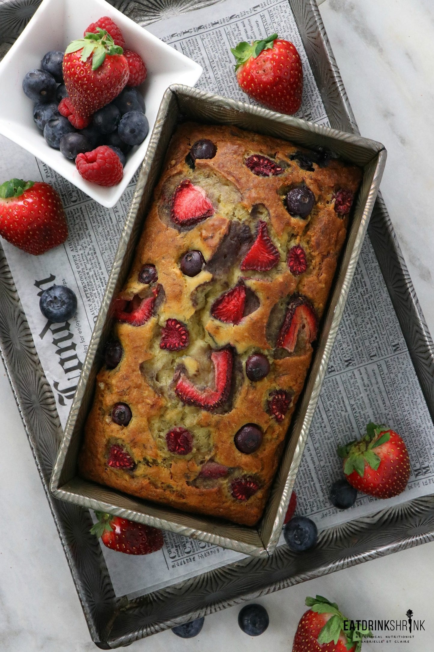 Harry's Signature Banana Bread (w/Berries)